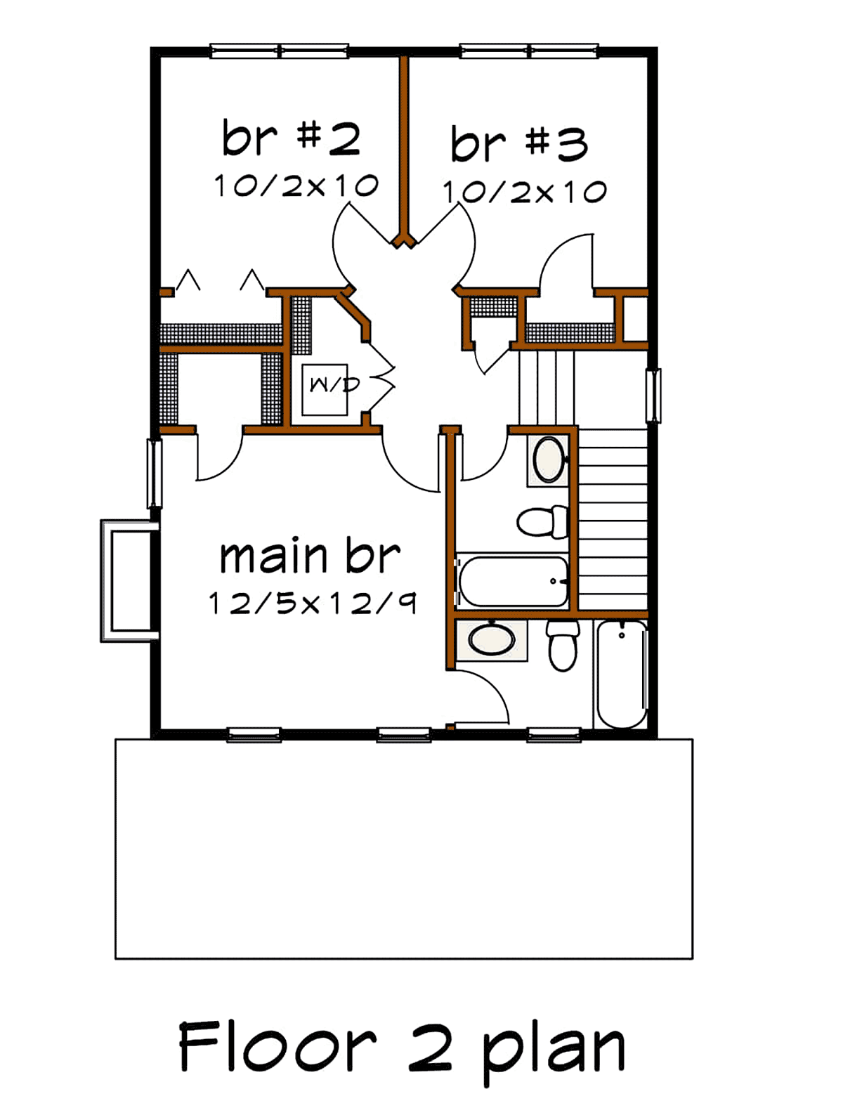 Colonial Southern Level Two of Plan 75540
