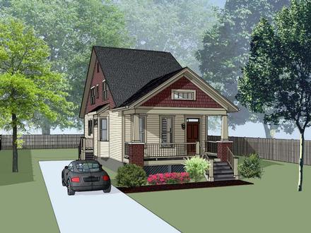 Cottage Elevation of Plan 75549