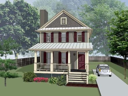 House Plan 75553 Elevation