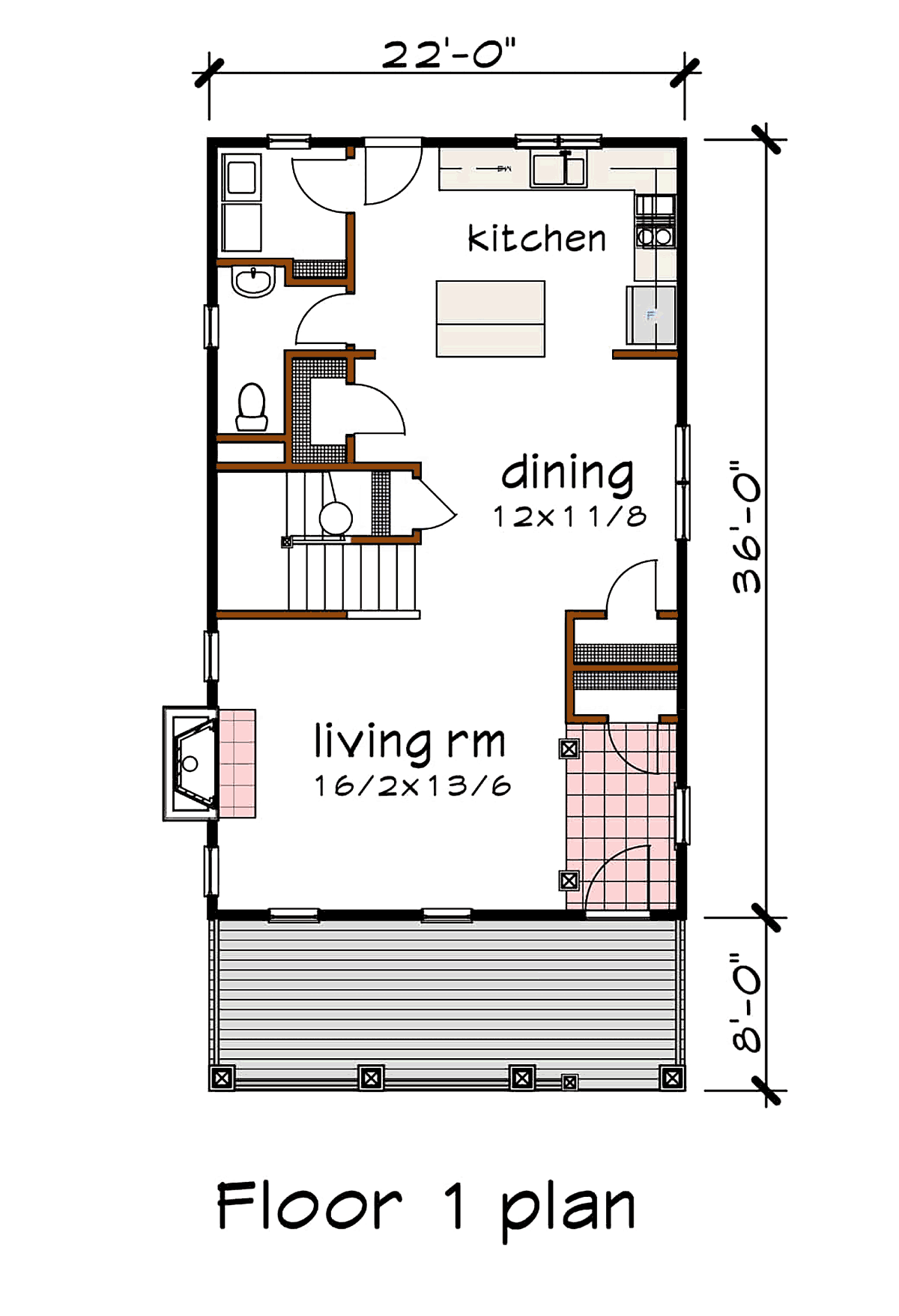 Colonial Country Southern Level One of Plan 75570