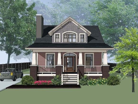 House Plan 75581 Elevation