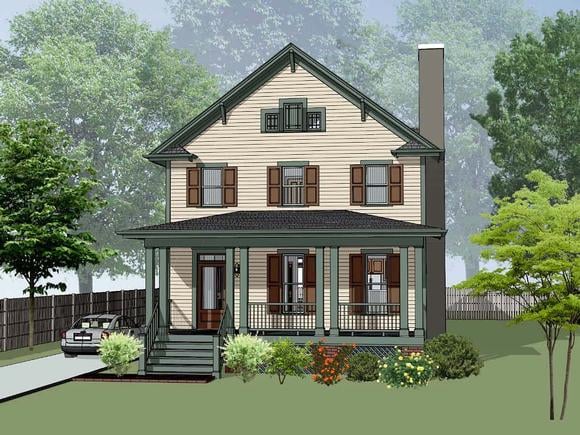 House Plan 75588 Elevation