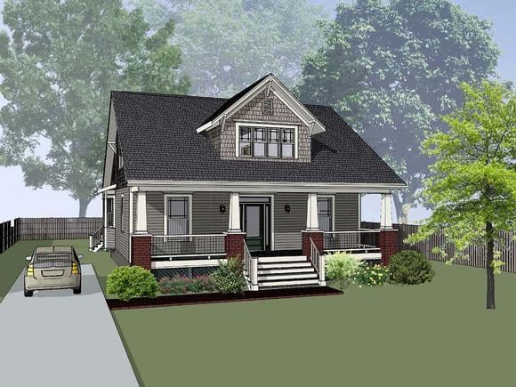 House Plan 75590 Elevation