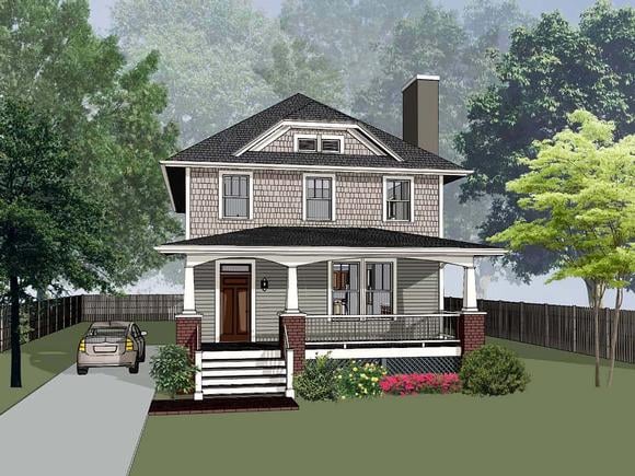 Plan 75595 | Craftsman Cottage Neighborhood Plan #75595 has 1986