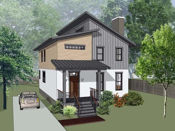 House Plan 75598 Elevation