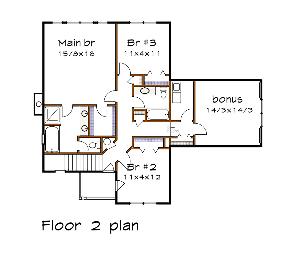 Traditional Level Two of Plan 75599