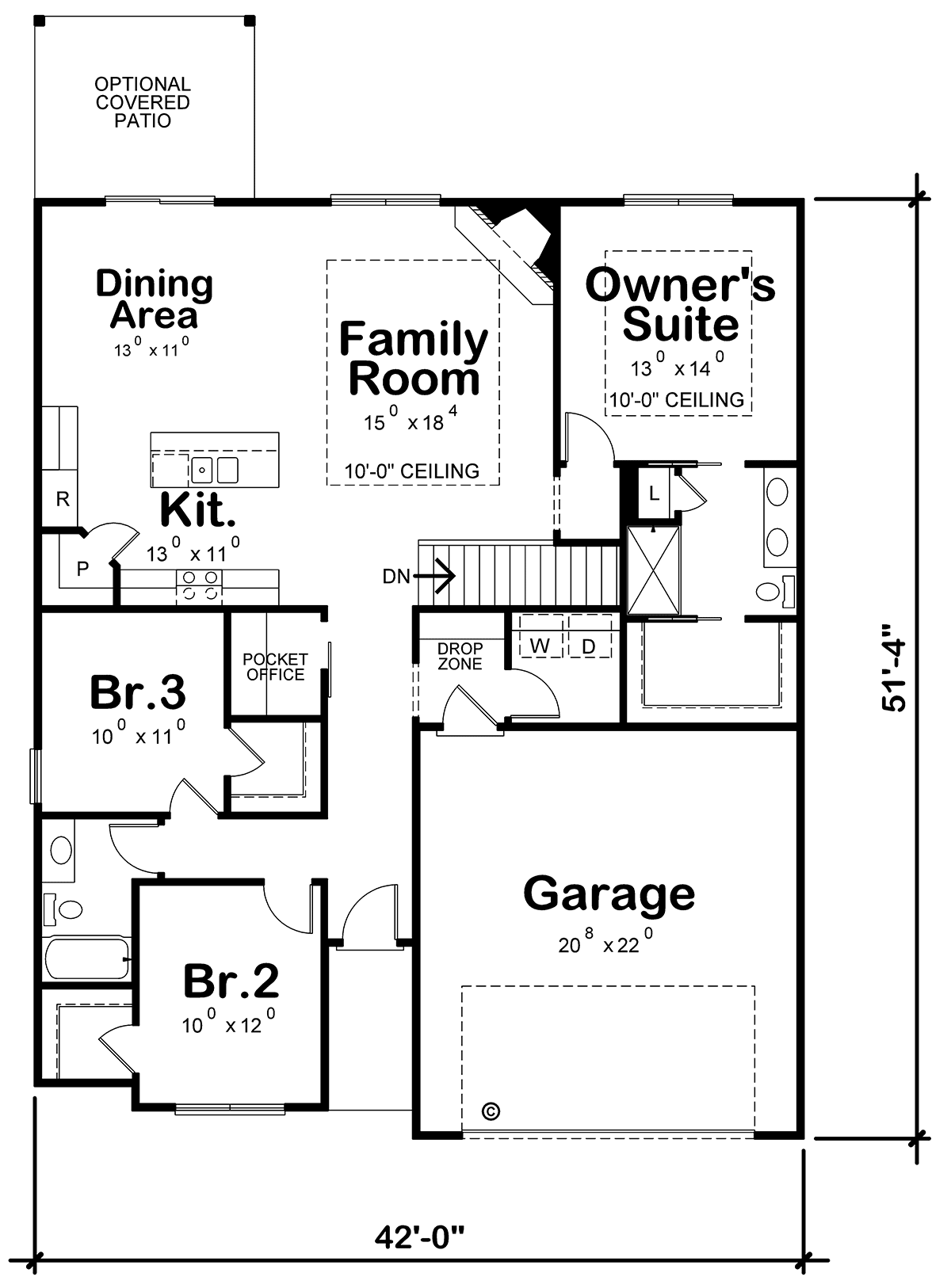 Traditional Level One of Plan 75722