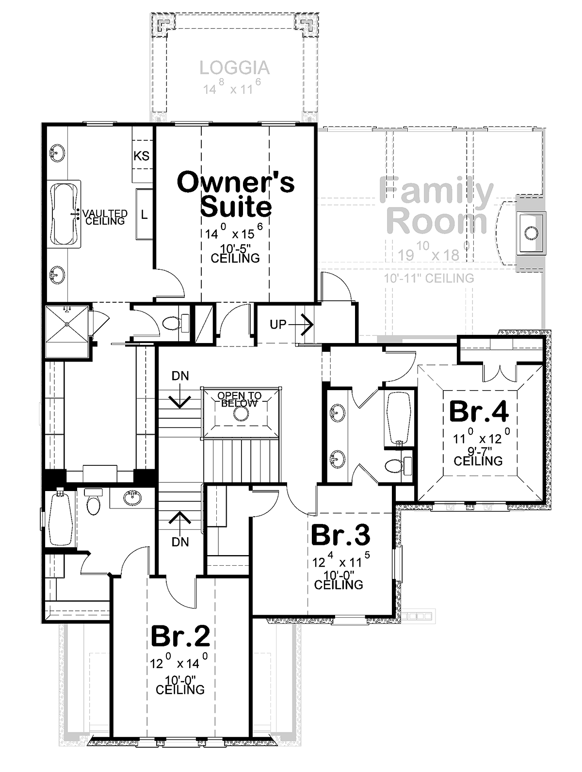 Plan 75744 | European House with 4 Bed, 4 Bath, 2 Car