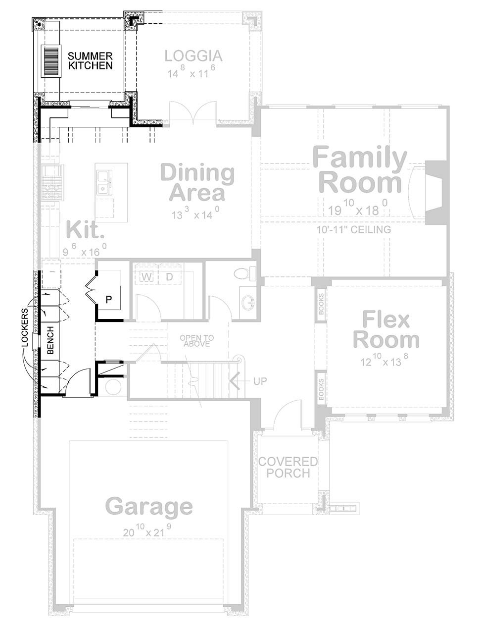 European Plan with 2879 Sq. Ft., 4 Bedrooms, 4 Bathrooms, 2 Car Garage Picture 4