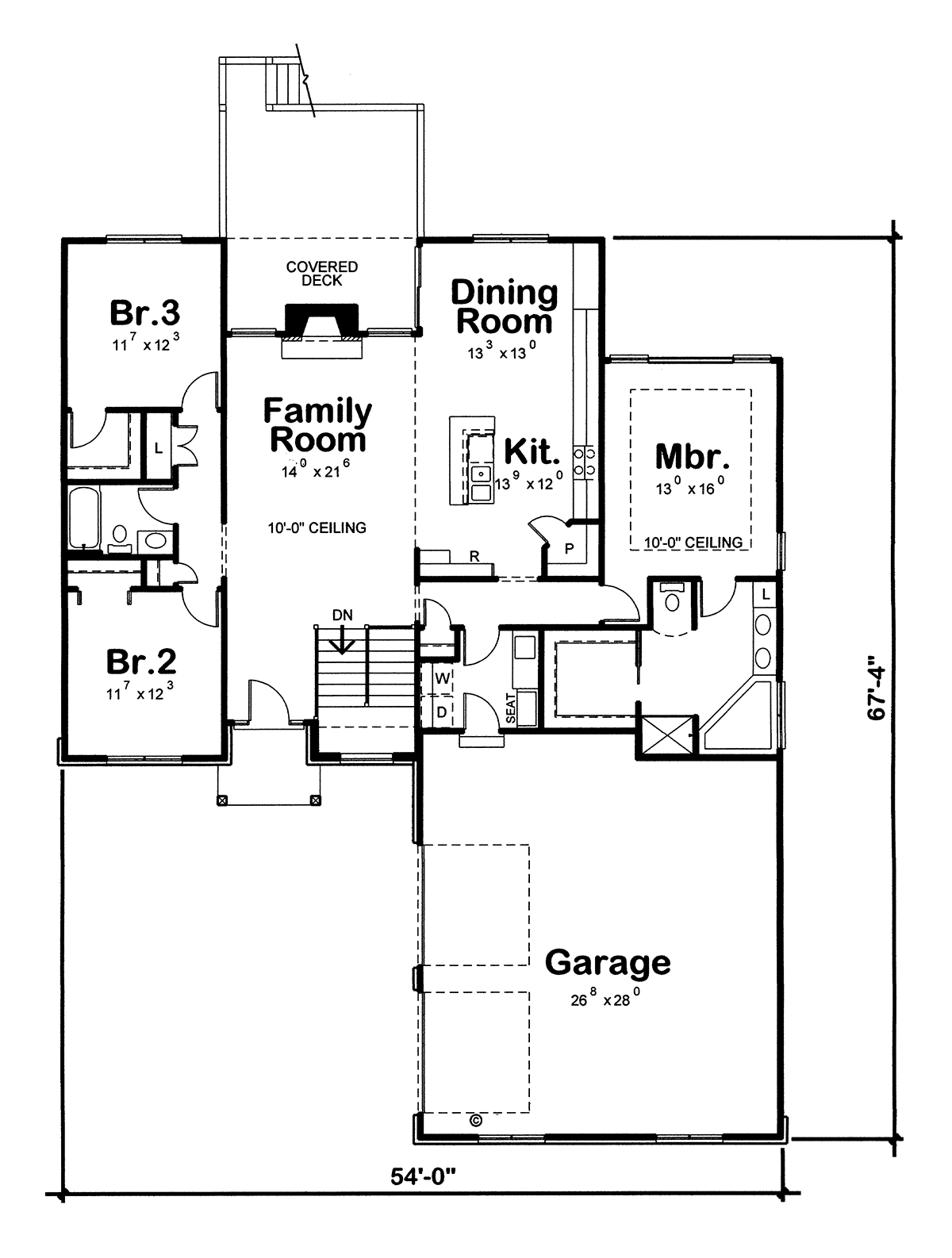 Traditional Level One of Plan 75752