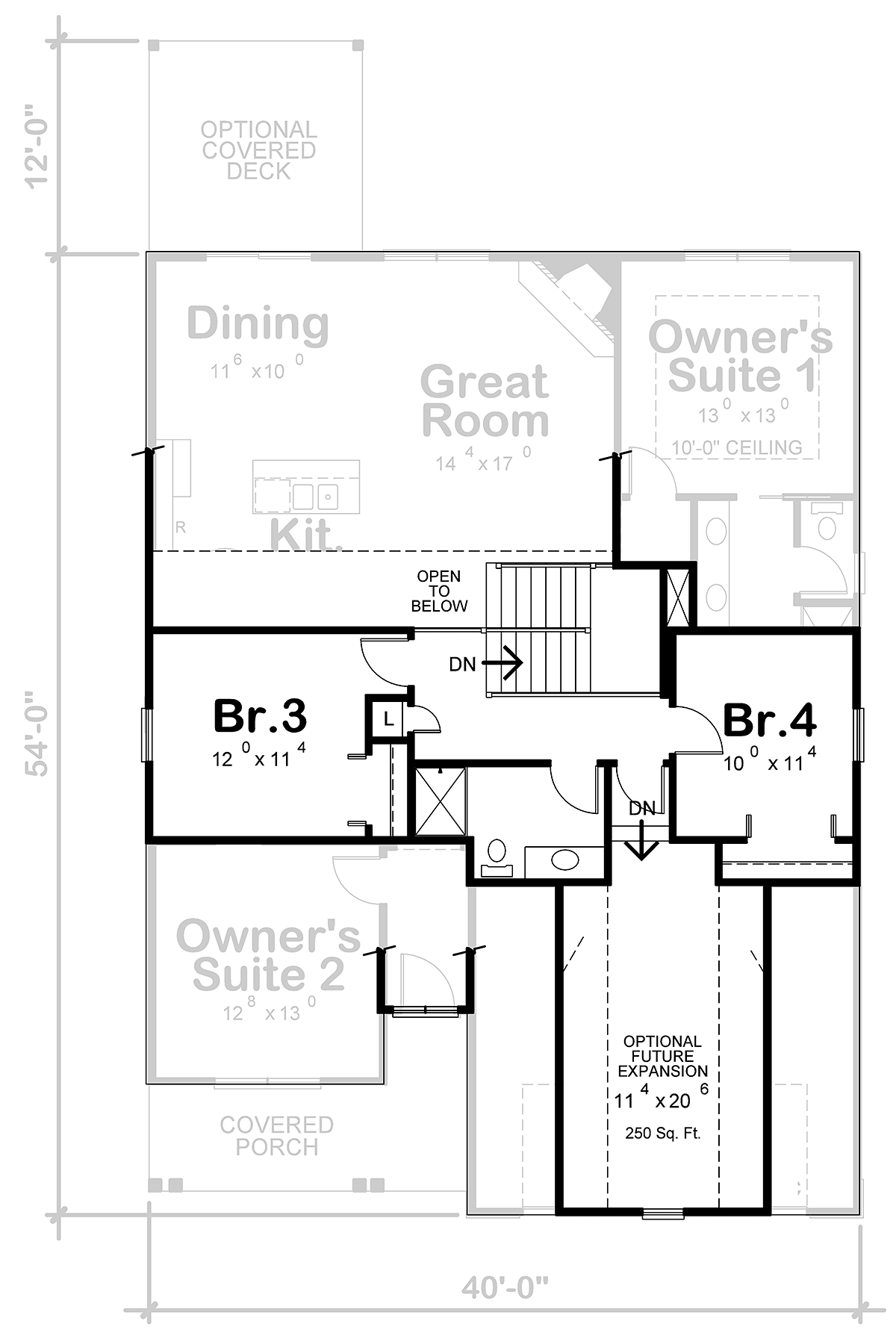 Craftsman Level Two of Plan 75757