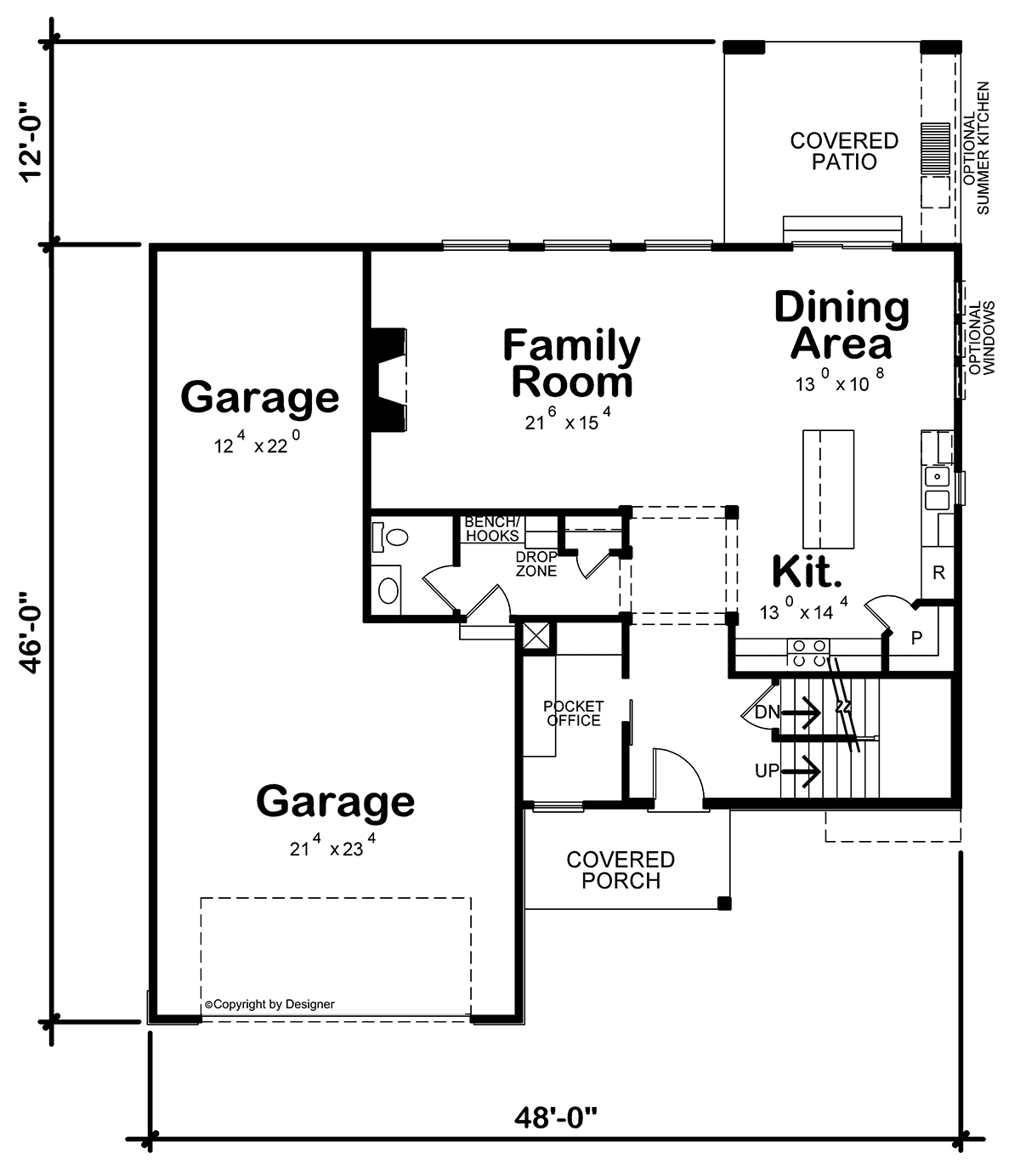 Contemporary Level One of Plan 75779