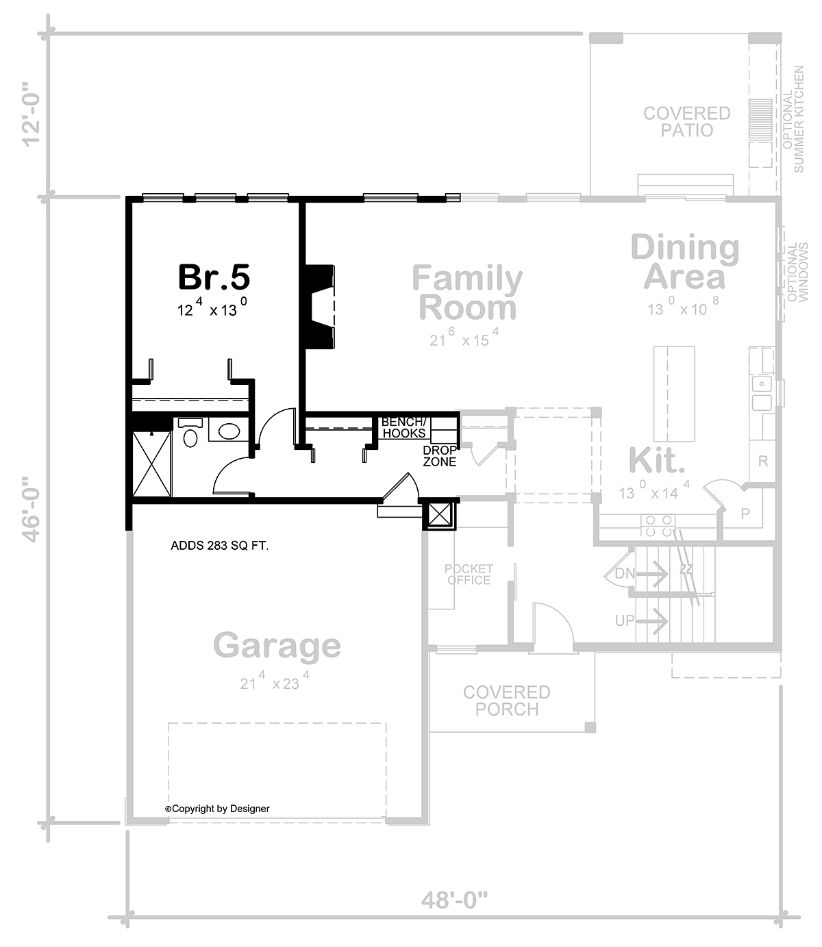 Contemporary Alternate Level One of Plan 75779