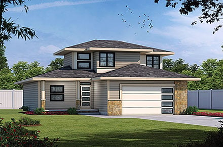 House Plan 75788 Elevation