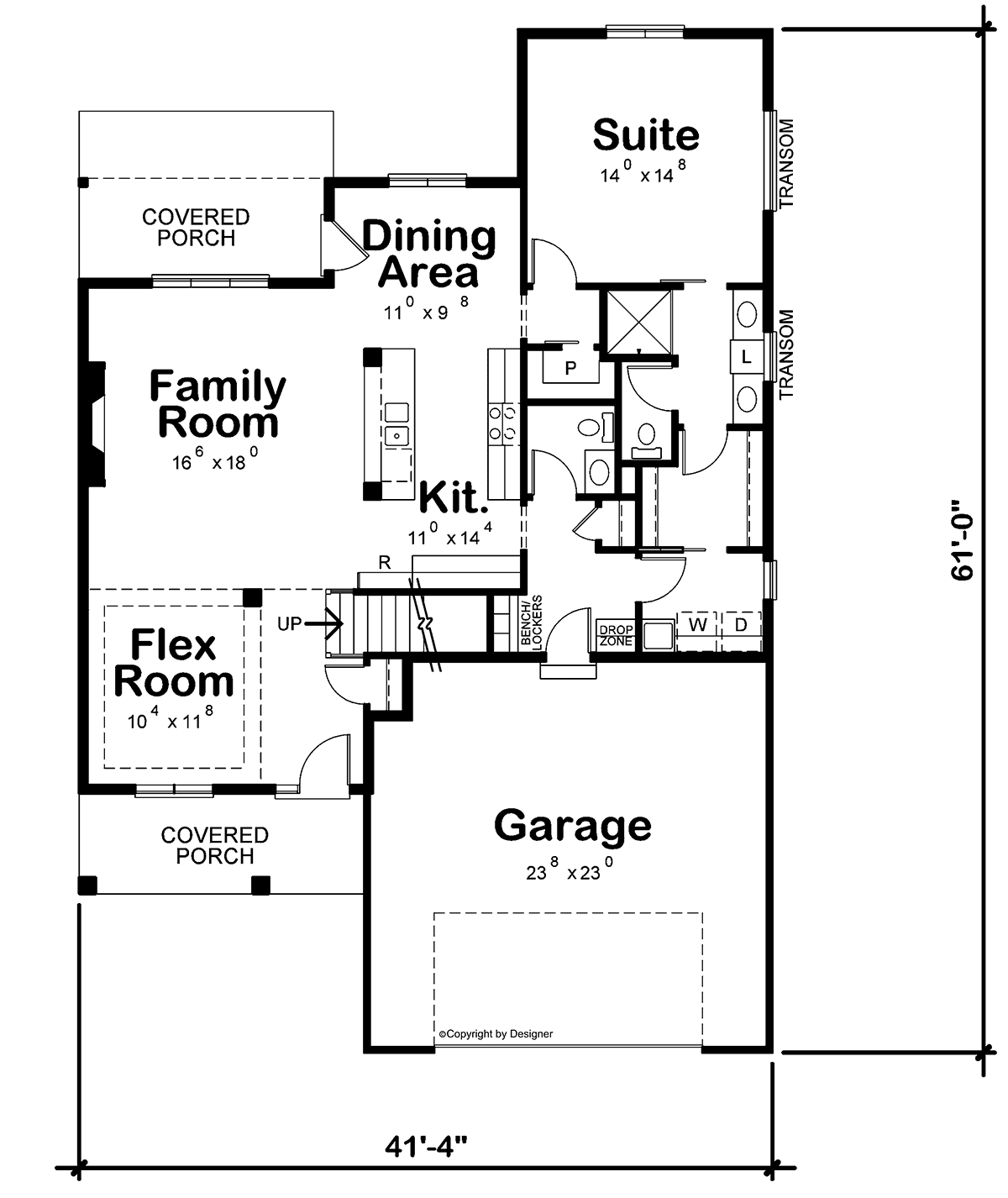 Modern Level One of Plan 75796