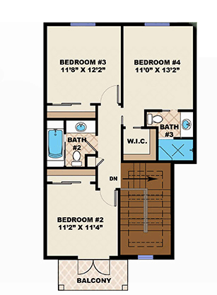 Mediterranean Level Two of Plan 75903