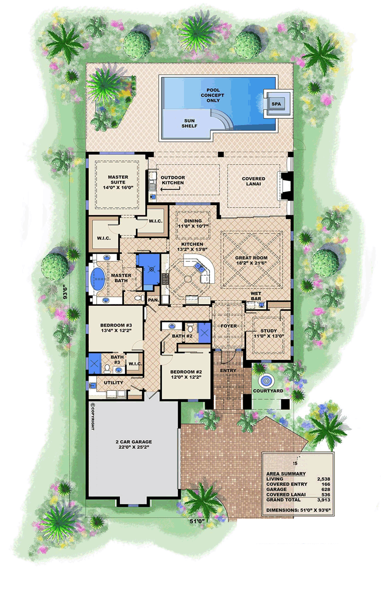 Mediterranean Level One of Plan 75908