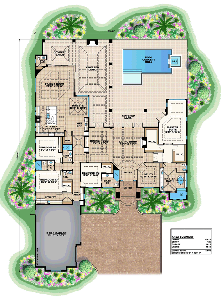 Florida Mediterranean Level One of Plan 75929