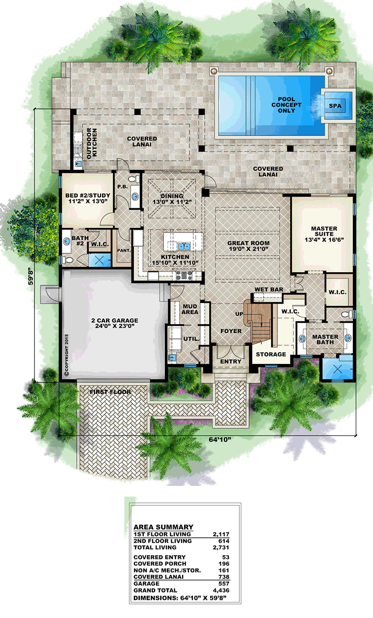 Florida Mediterranean Level One of Plan 75931