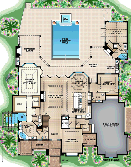 First Level Plan