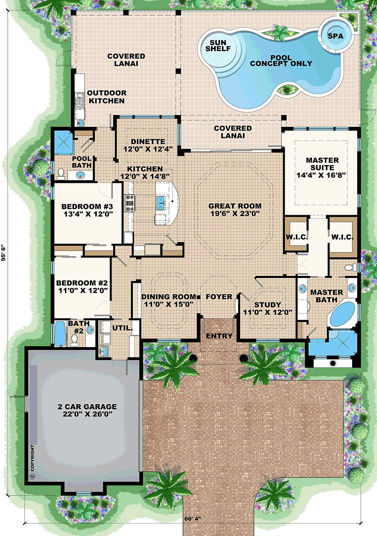 Mediterranean Level One of Plan 75946