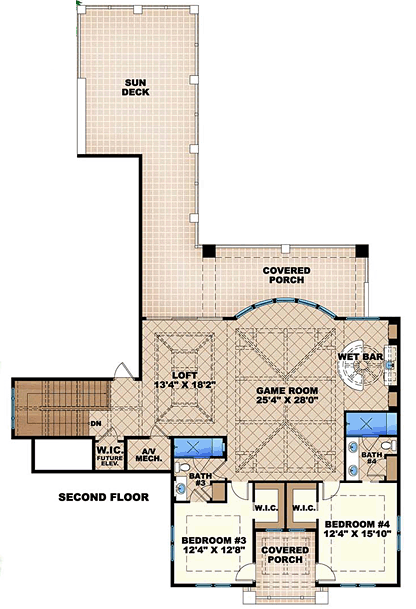 Florida Mediterranean Level Two of Plan 75952