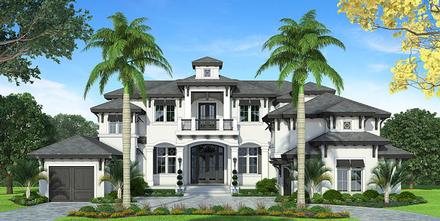 Florida Mediterranean Elevation of Plan 75954