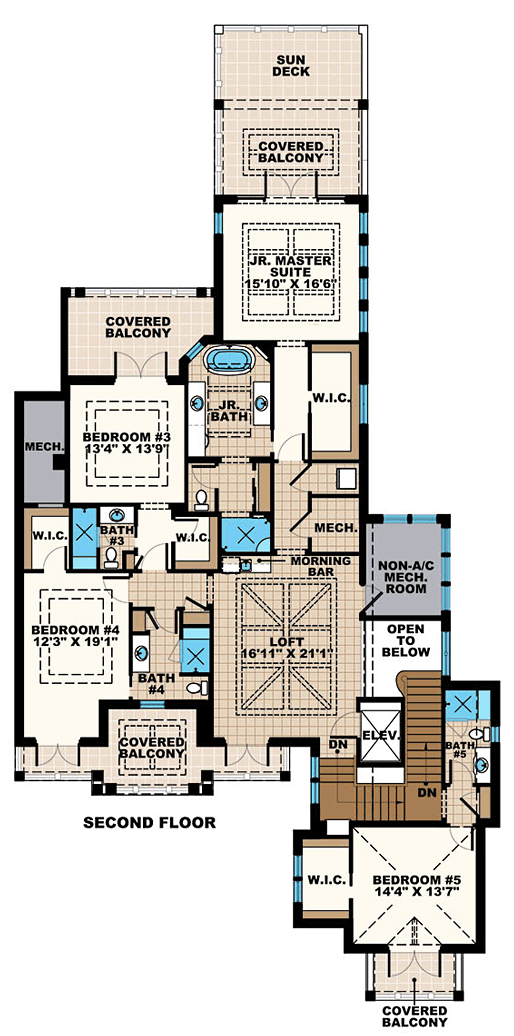 Florida Mediterranean Level Two of Plan 75956