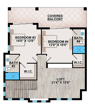 Coastal Florida Mediterranean Level Two of Plan 75971