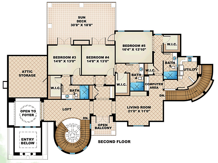 European French Country Level Two of Plan 75983