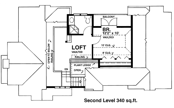 Contemporary Level Two of Plan 76003