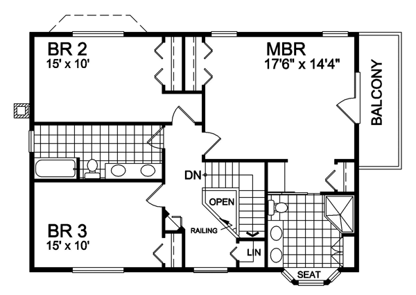 Ranch Level Two of Plan 76006