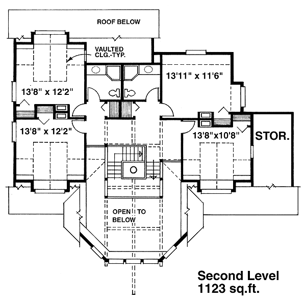 Contemporary Level Two of Plan 76007