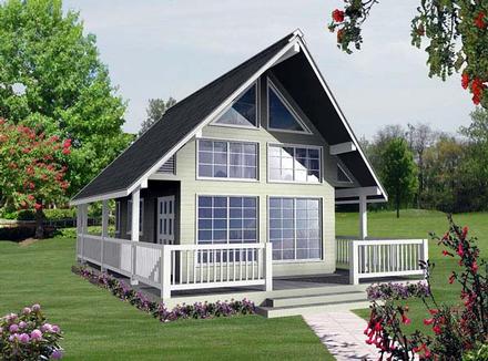 House Plan 76008 Elevation