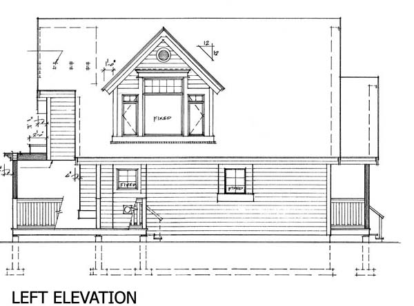 Contemporary, Craftsman Plan with 1286 Sq. Ft., 2 Bedrooms, 2 Bathrooms Picture 2