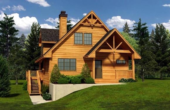 House Plan 76016 Elevation