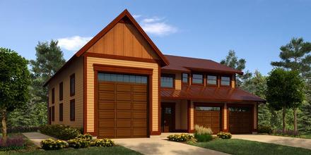  Elevation of Plan 76034