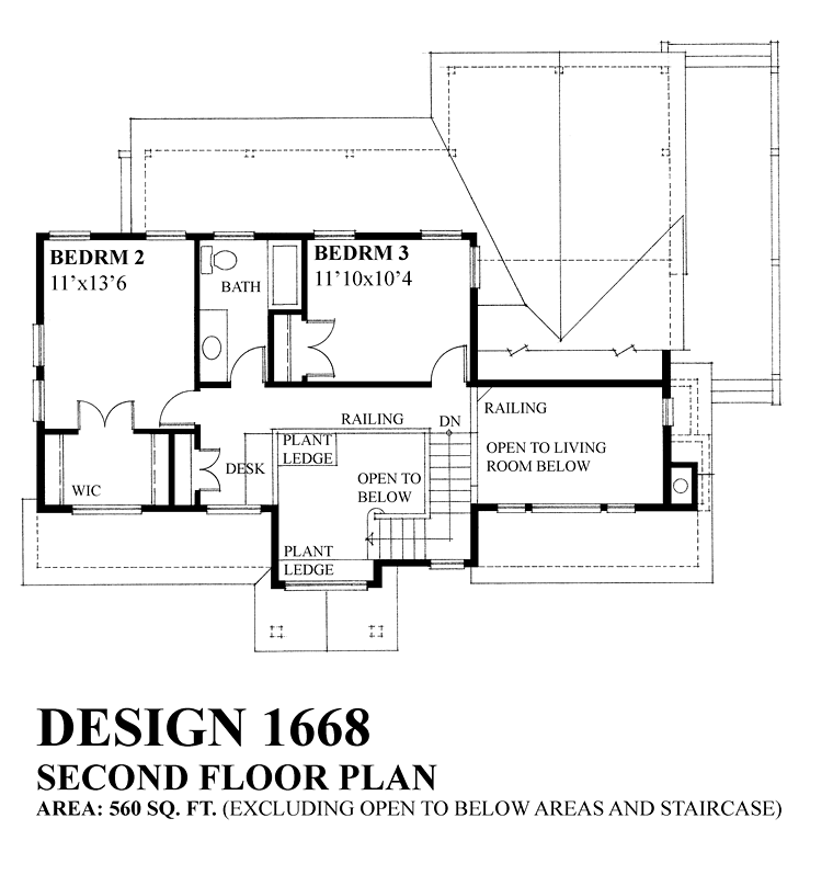 Colonial Country Traditional Level Two of Plan 76055