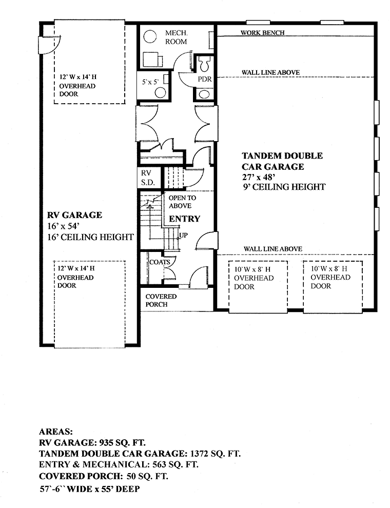 Contemporary Traditional Level One of Plan 76061