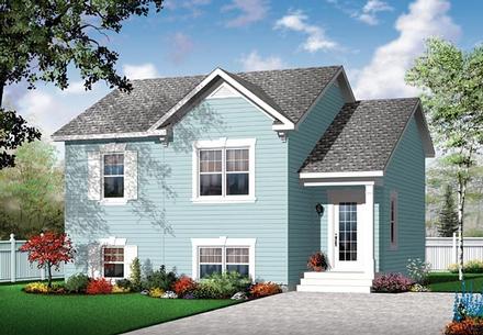 House Plan 76111 Elevation