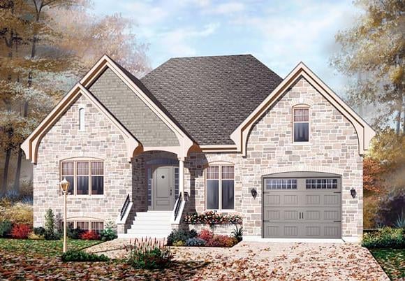 House Plan 76112 Elevation