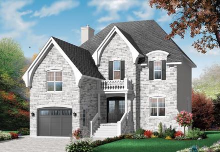 House Plan 76117 Elevation