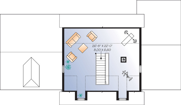 Cape Cod Colonial Level Three of Plan 76144