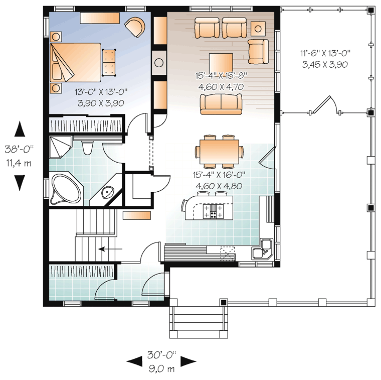 Traditional Level One of Plan 76152