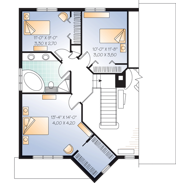 Contemporary Level Two of Plan 76159