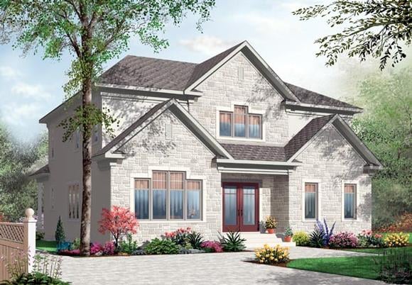 House Plan 76173 Elevation