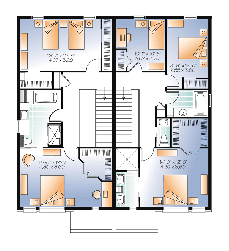 Contemporary Level Two of Plan 76178
