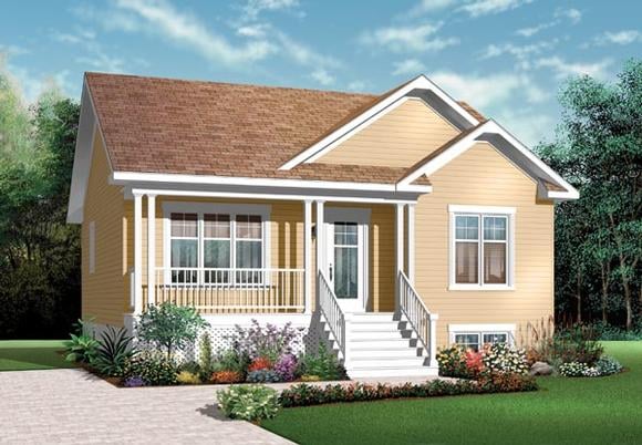 House Plan 76183 Elevation