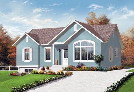 Bungalow Elevation of Plan 76187