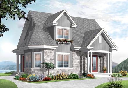 House Plan 76213 Elevation